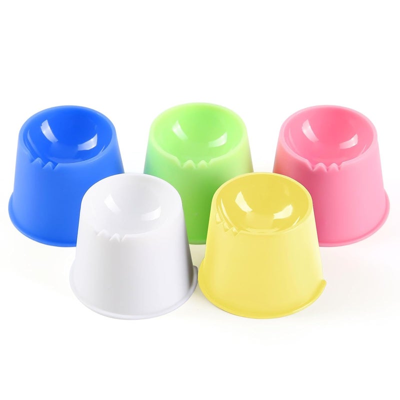 JMU طبق دابن للأسنان القابل للتصرف، 100 قطعة، ألوان متنوعة - Image 3